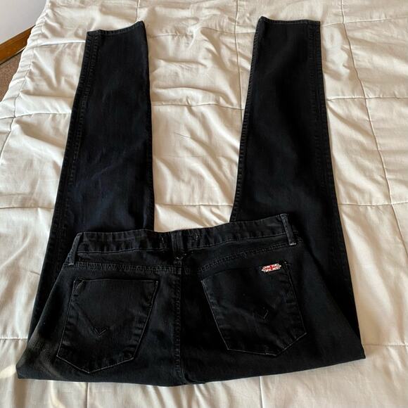 Hudson Black MidRise Denim Skinny Jeans Women’s Size 28 Made In the USA W427DKS - Picture 13 of 16